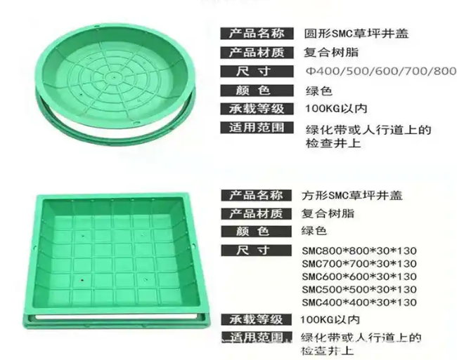 清溪镇树脂复合种植井盖展示